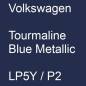 Preview: Volkswagen, Tourmaline Blue Metallic, LP5Y / P2.